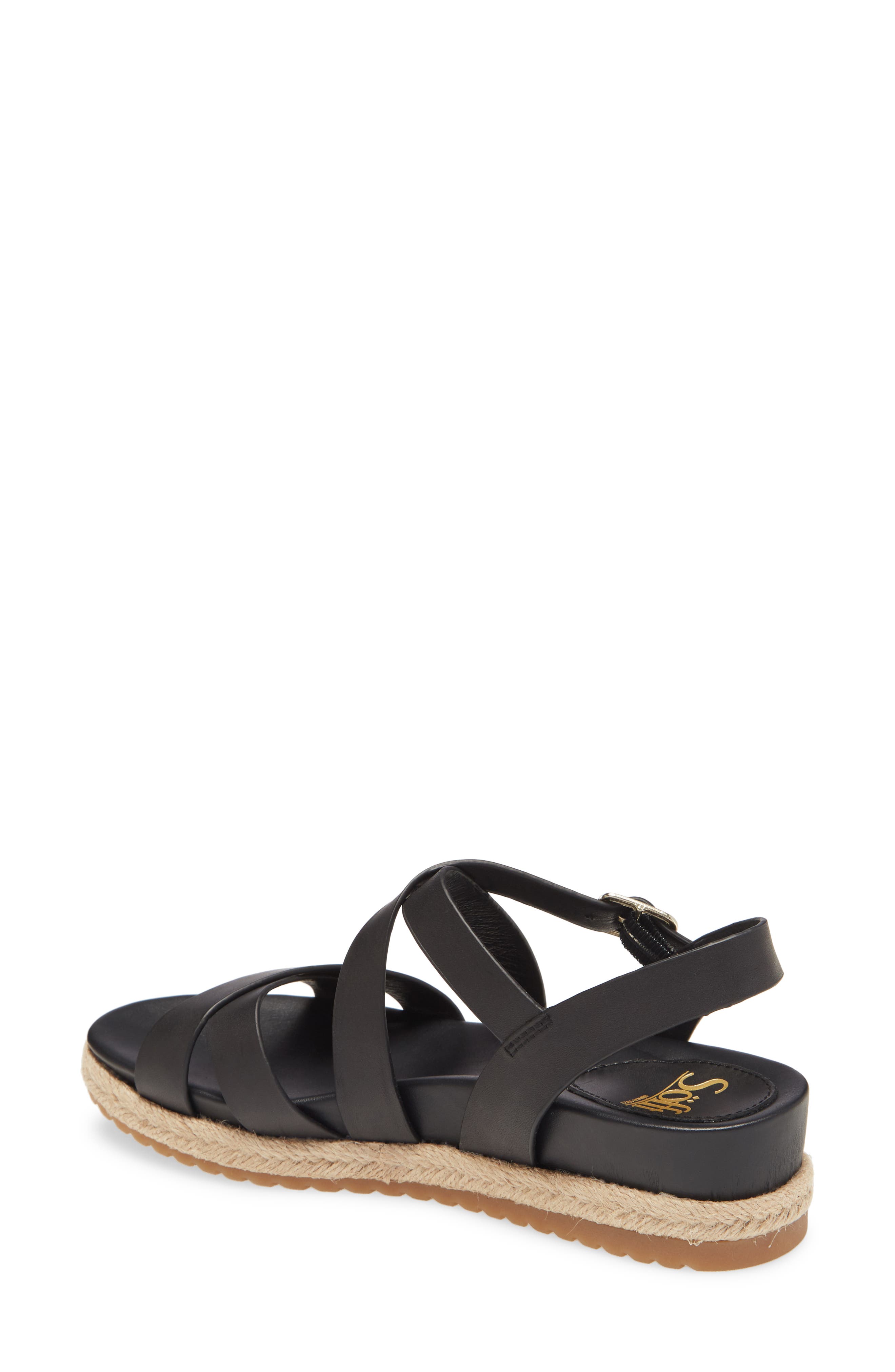 Söfft Beechwood Platform Sandal, Alternate, color, 