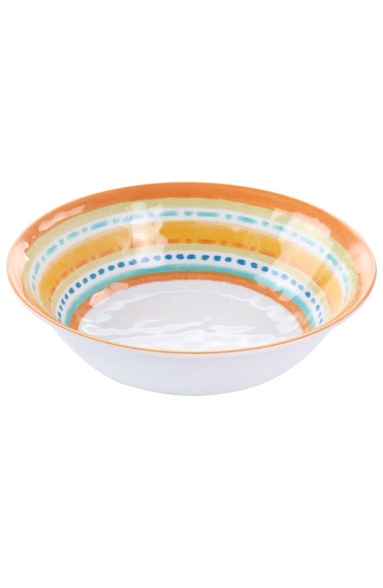 Laurie Gates California Designs Casablanca 12pc Melamine Dinnerware Set, Alternate, color, Multi