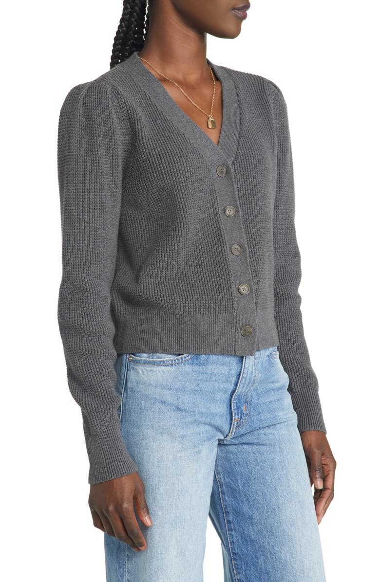 Treasure & Bond Thermal Knit Cotton Cardigan, Alternate, color, 