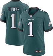 Nike Men's Nike Jalen Hurts Midnight Green Philadelphia Eagles Team Game Jersey