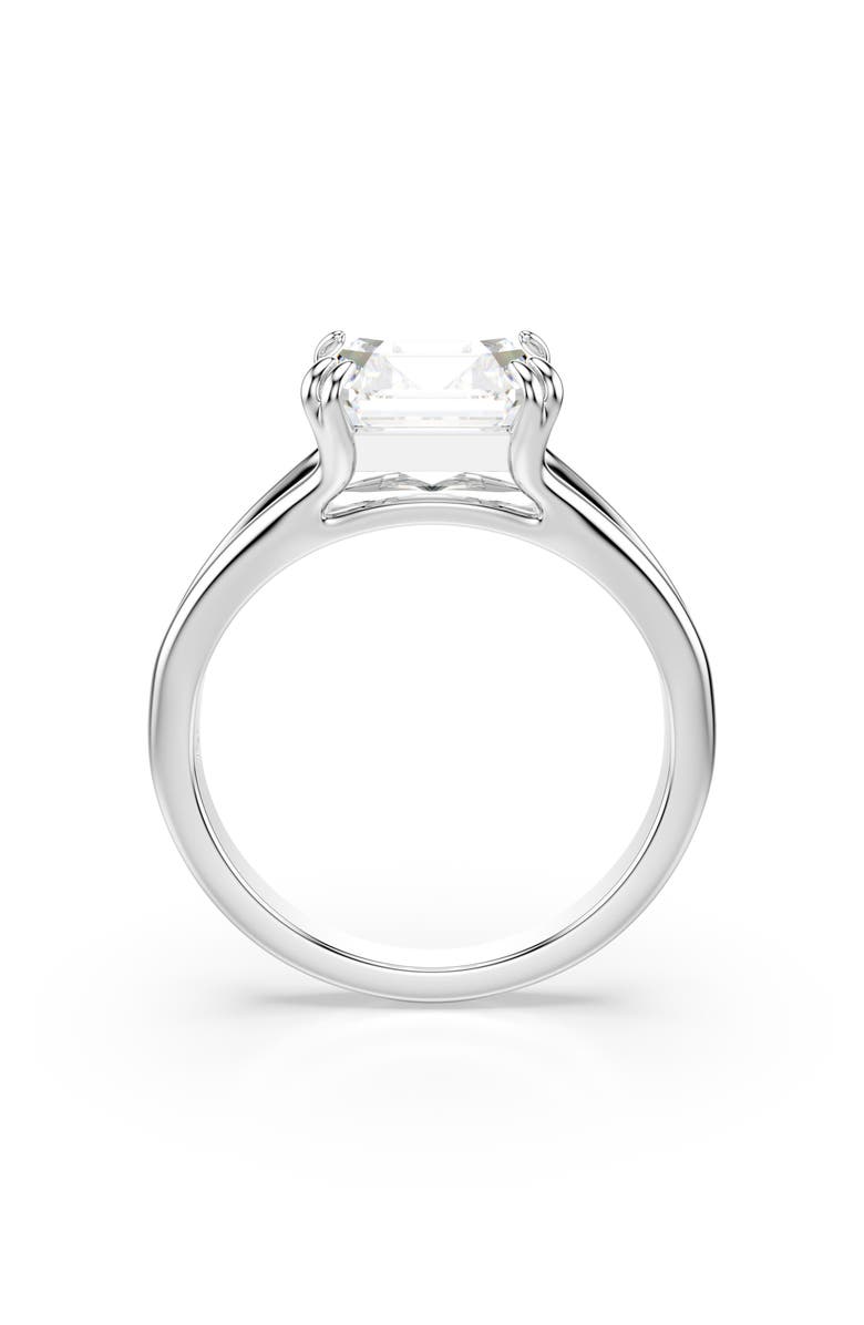 Swarovski Stilla Cocktail Ring, Alternate, color, White/ Silver