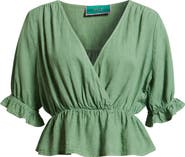 DELUC Felice Peplum Top