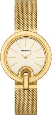 Tory Burch The Pierced Mesh Strap Watch, 36mm