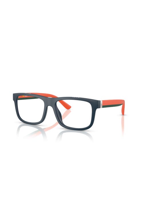 Polo Ralph Lauren 54mm Rectangle Optical Glasses In Burgundy