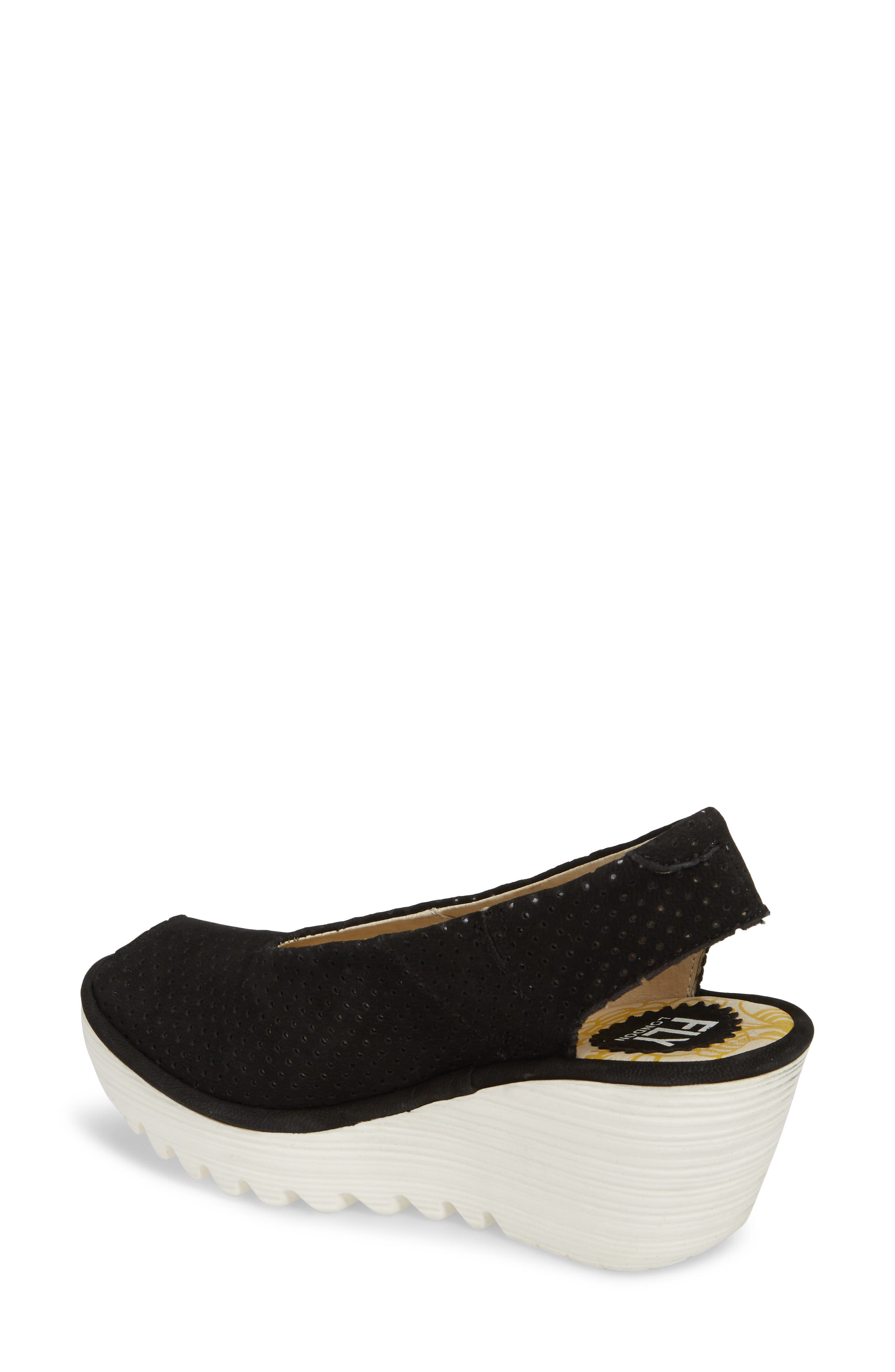 Fly London Yazu Wedge Sandal, Alternate, color, 