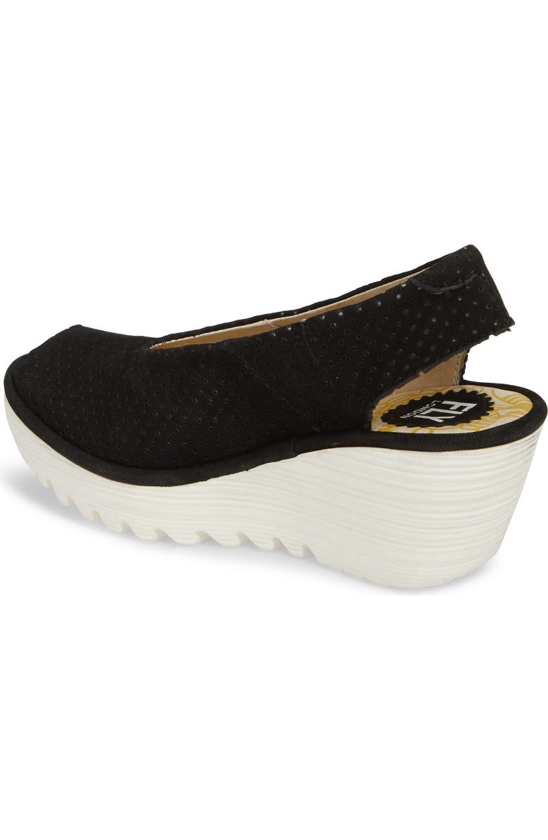 Fly London Yazu Wedge Sandal, Alternate, color,