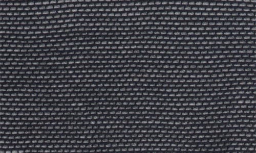 Emporio Armani Textured Dot Virgin Wool Crewneck Sweater In Black