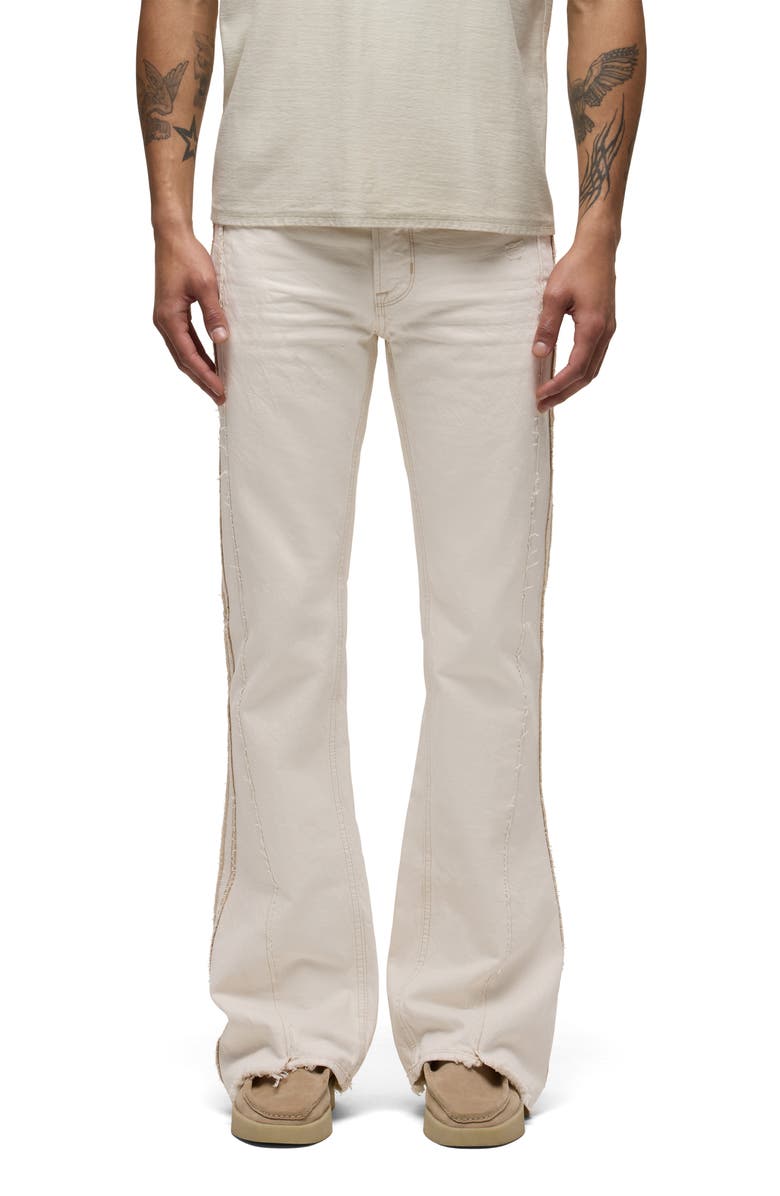 Hudson Jeans Walker Reconstruction Kick Flare Jeans, Main, color, Natural