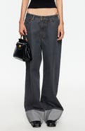 LIONESS Top Model Cuffed Relaxed Fit Straight Leg Jeans