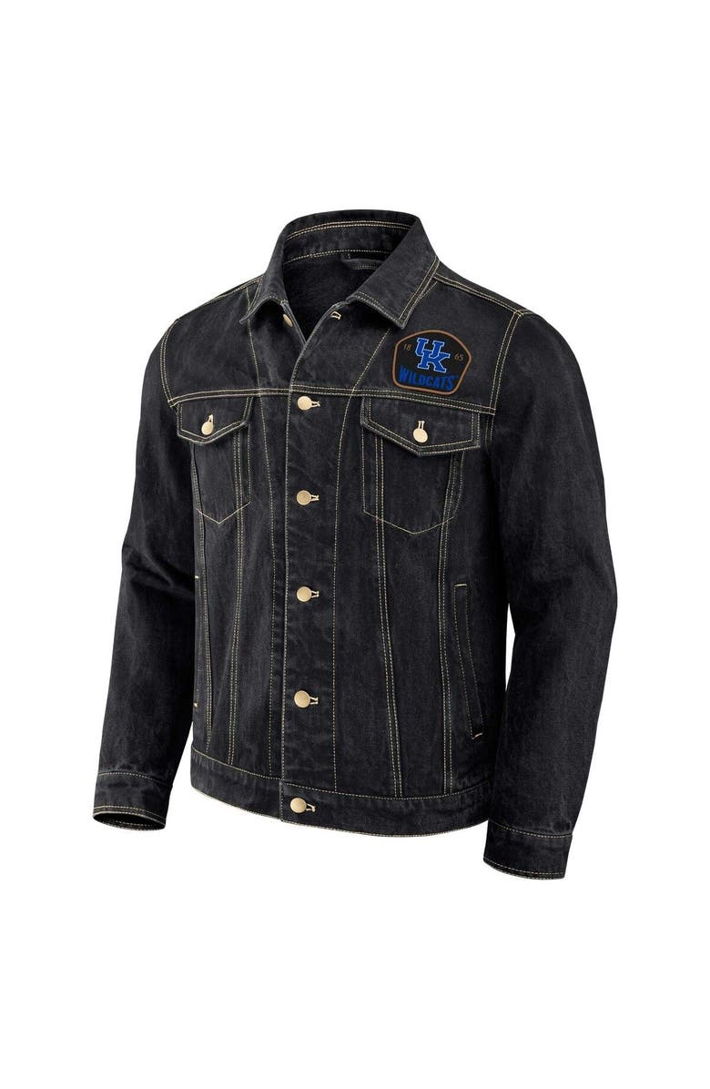 Darius Rucker Collection by Fanatics Men's Darius Rucker Collection by Fanatics Black Kentucky Wildcats Button-Up Denim Jacket, Alternate, color, Black
