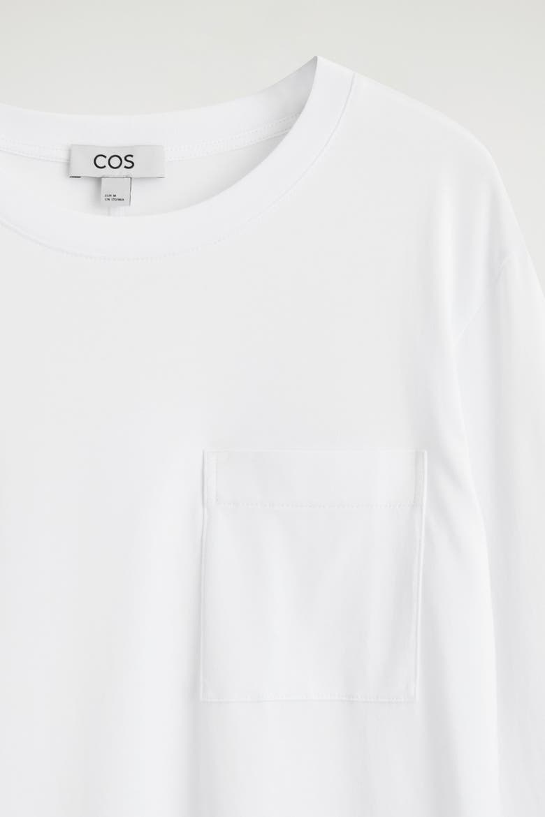 Cotton Long-Sleeved T-Shirt, Alternate, color, WHITE