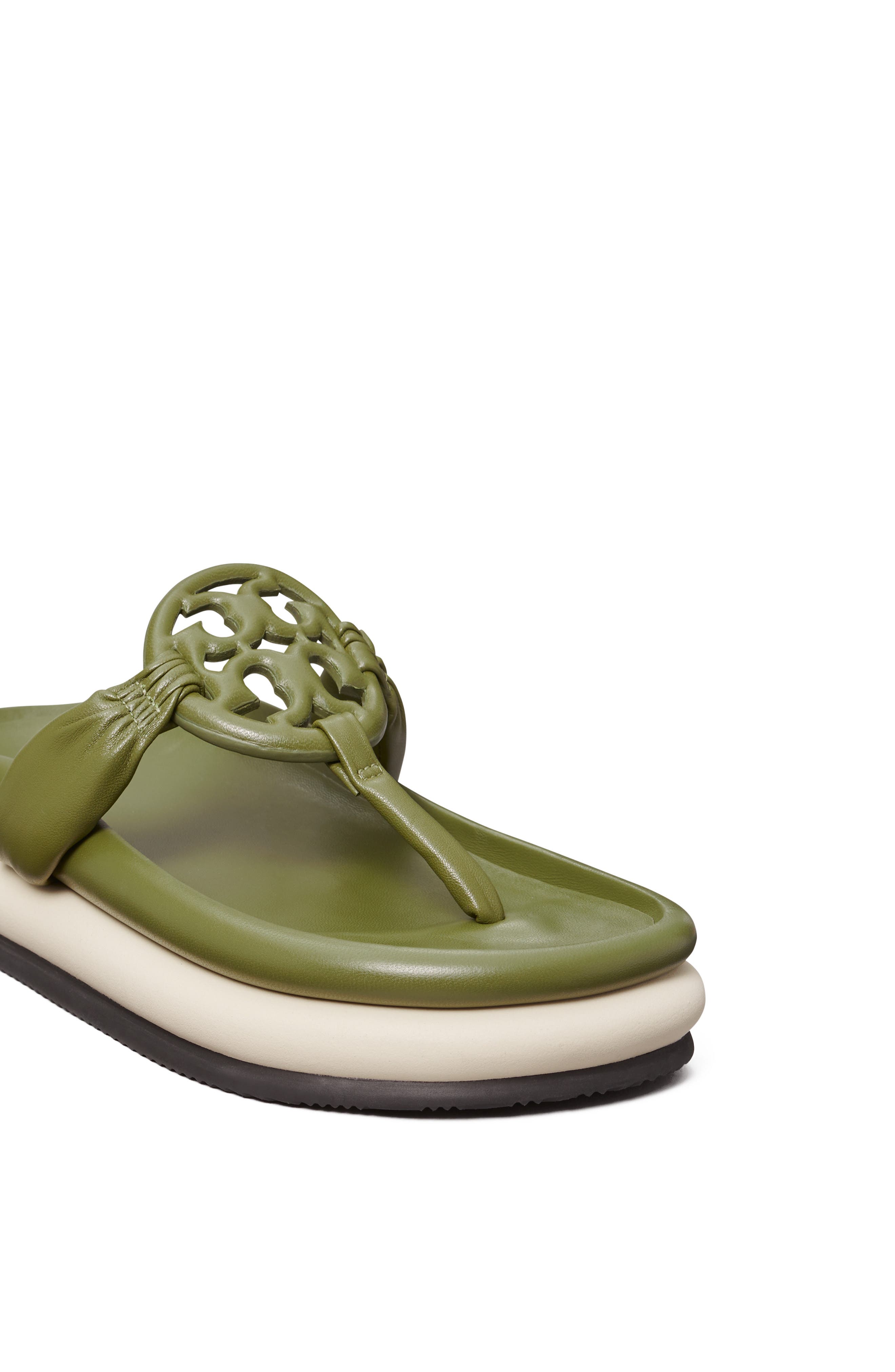 Miller Cloud Puff Sandal, Alternate, color, DAPHNE / NEW IVORY / BLACK