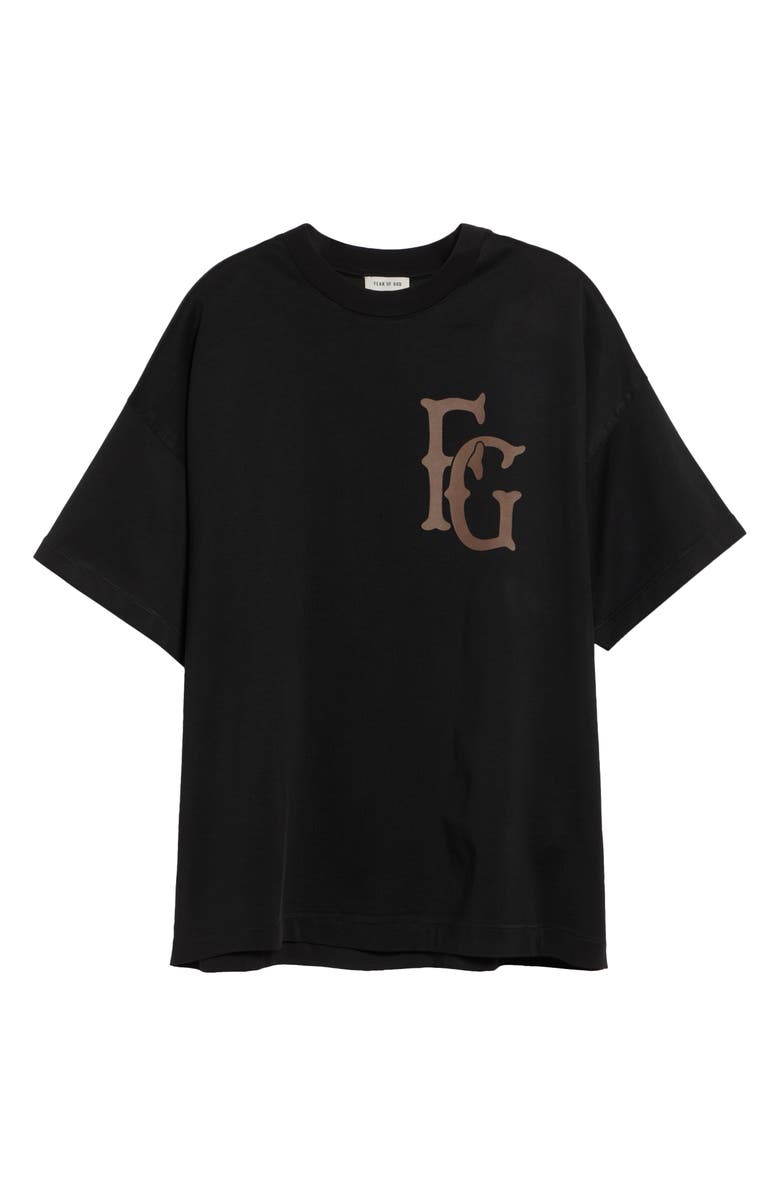 Fear of God 43 Cotton Graphic T-Shirt, Main, color, Black