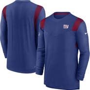 Nike Men's Nike Royal New York Giants Sideline Tonal Logo Performance Player Long Sleeve T-Shirt