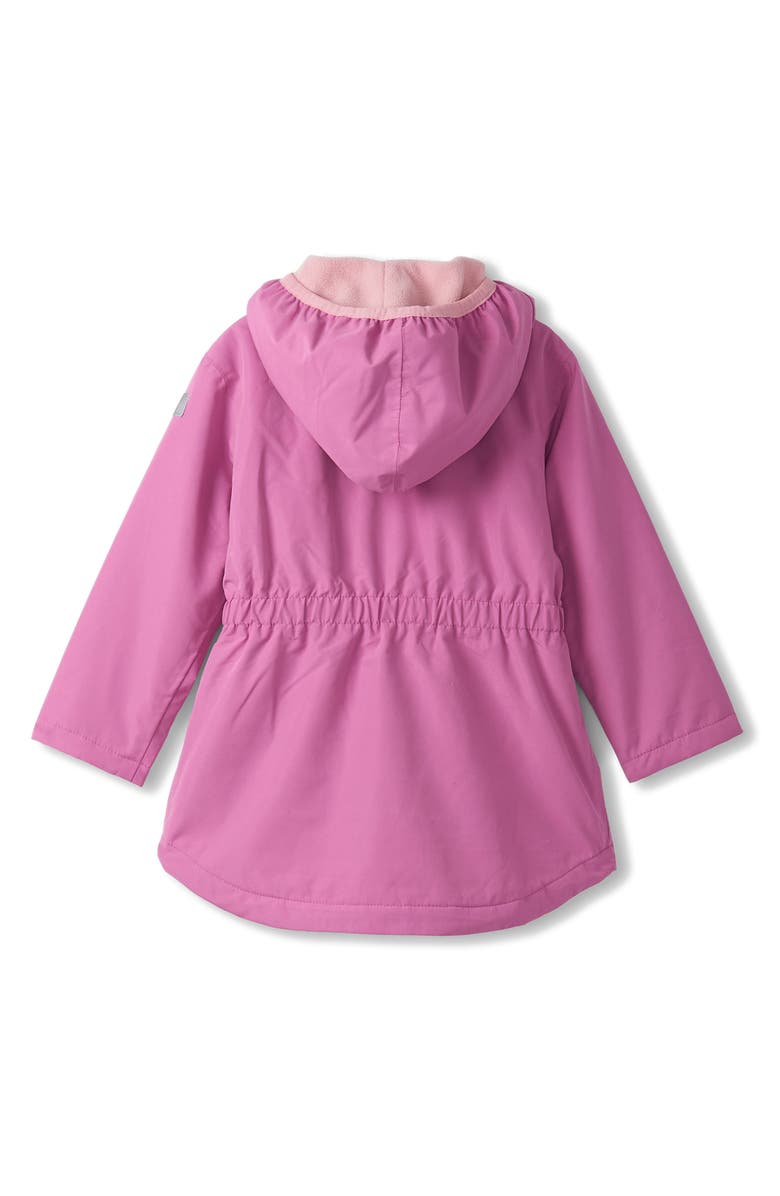 Hatley Kids' Heart Swans Waterproof Field Jacket, Alternate, color, Radiant Orchid