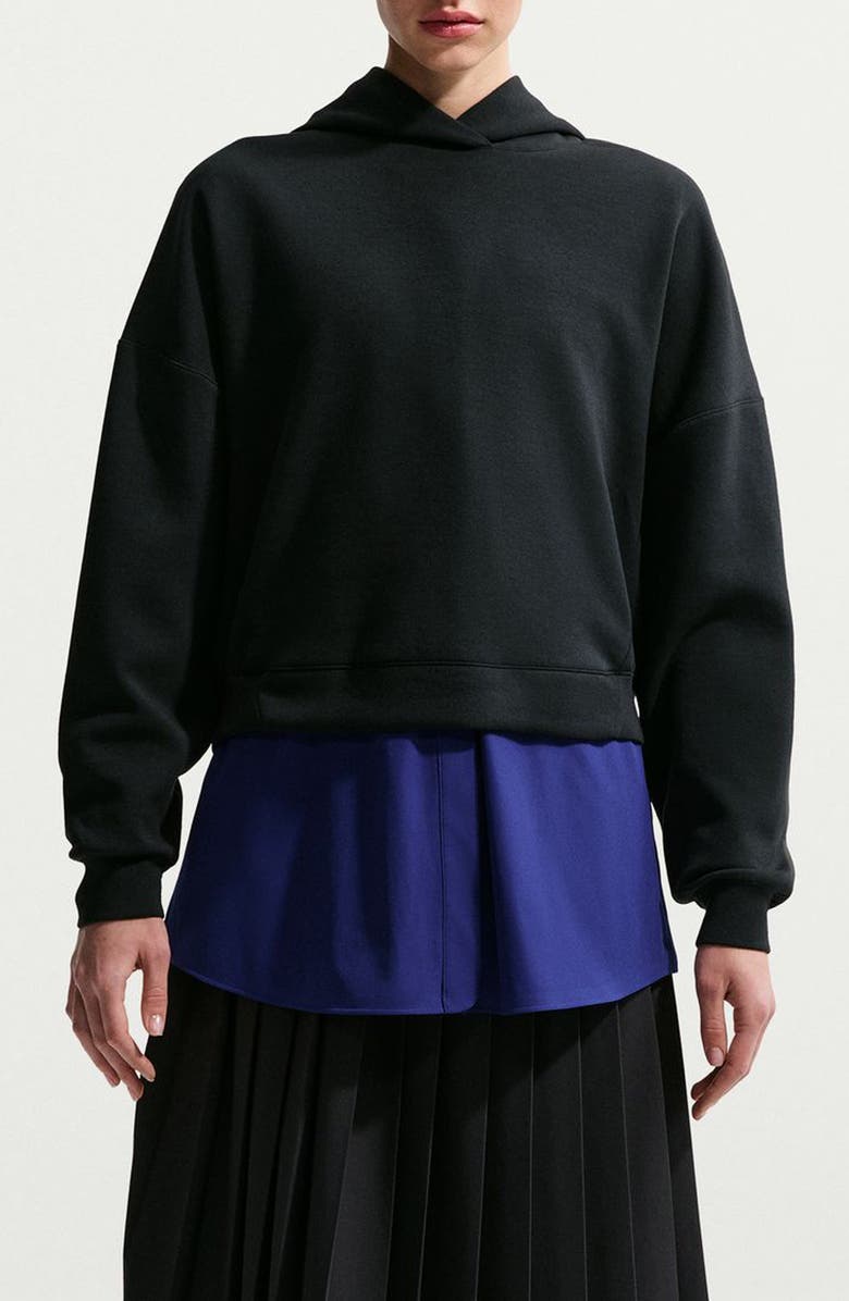 Nike Oversize Hoodie, Main, color, Black/Dark Sky Grey