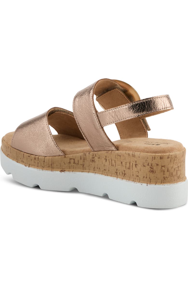 Spring Step Abarah Slingback Platform Sandal, Alternate, color, Bronze