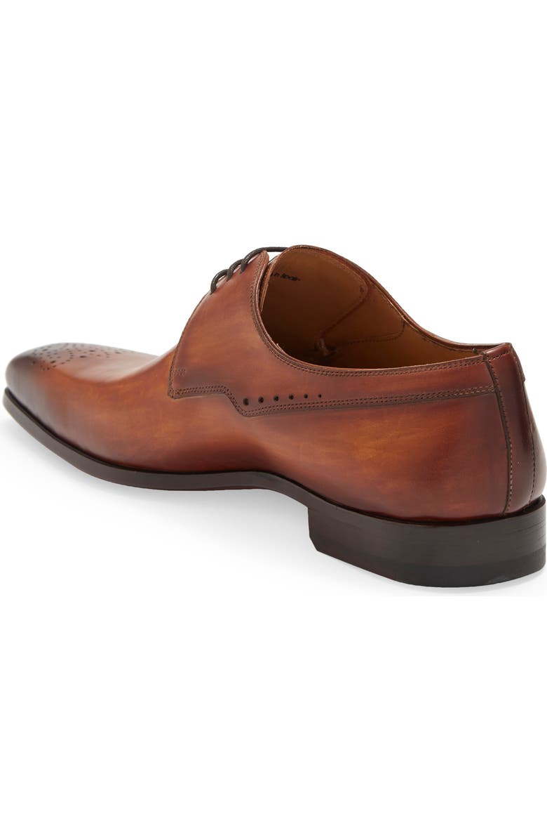 Magnanni Brogue Leather Derby, Alternate, color,