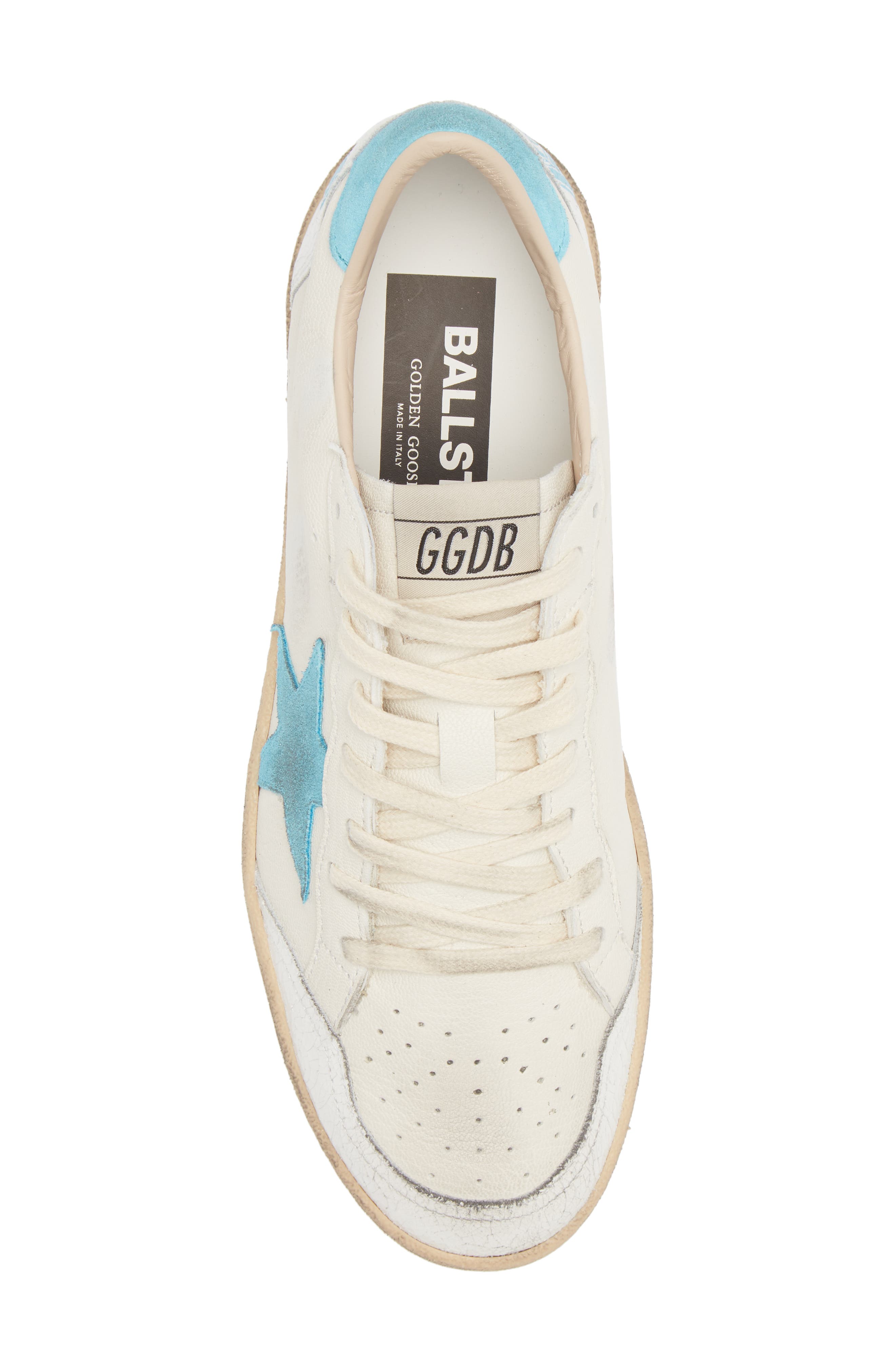 Golden Goose Ball Star Leather Low Top Sneaker, Alternate, color, 