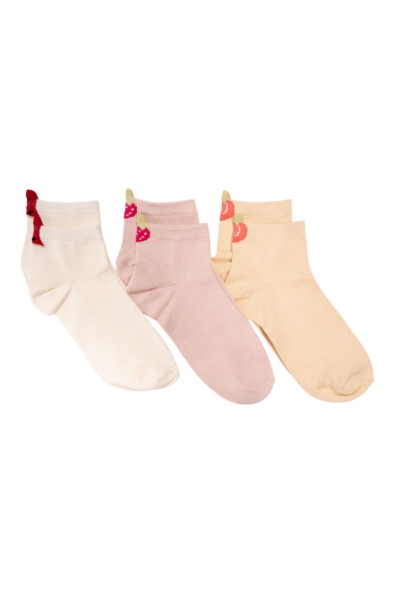 Assorted 3-Pack Ankle Socks, Main, color, WARM
