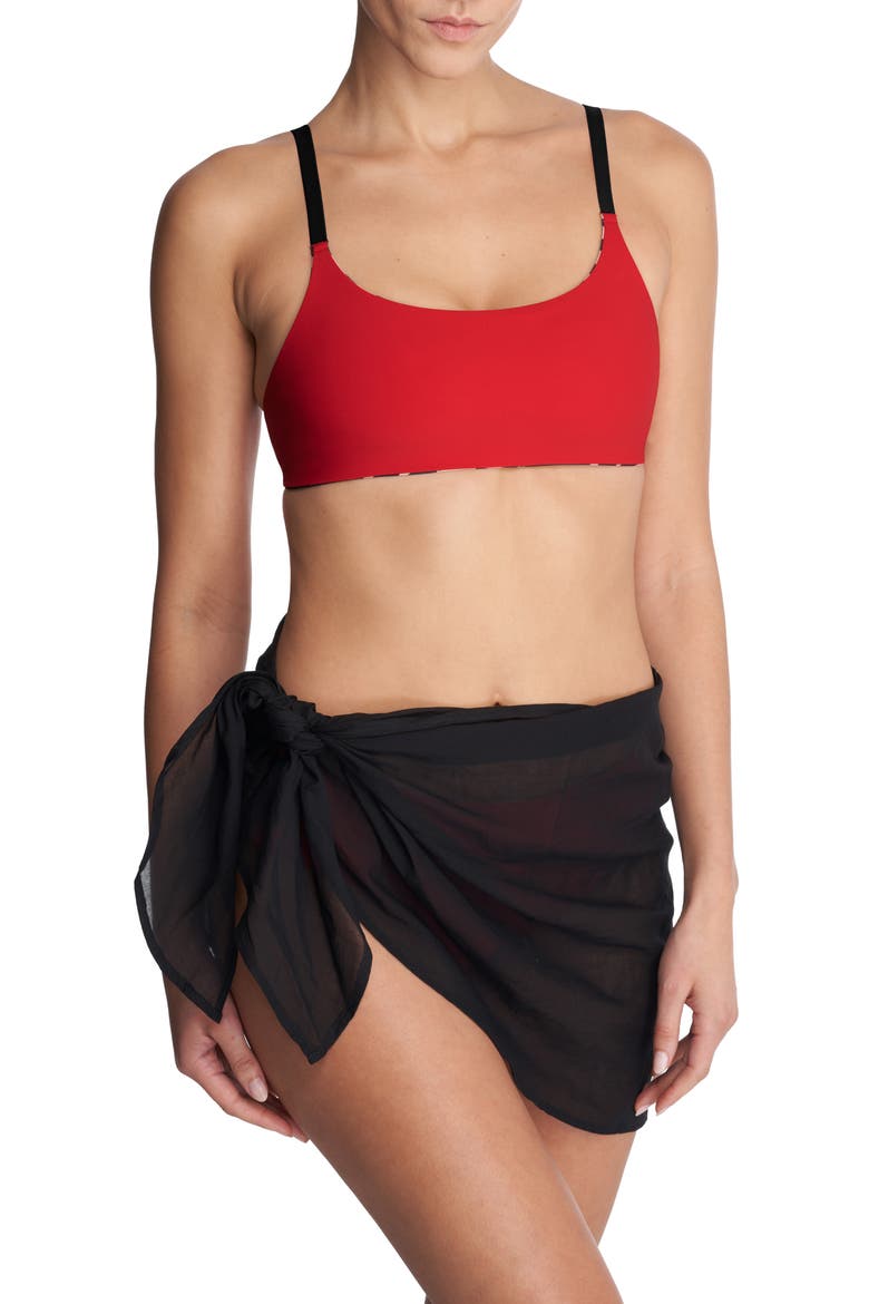 Reversible Bikini Top, Alternate, color, CAMEL ZEBRA / POINSETTIA