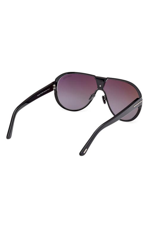 Tom Ford Vincenzo 64mm Pilot Sunglasses