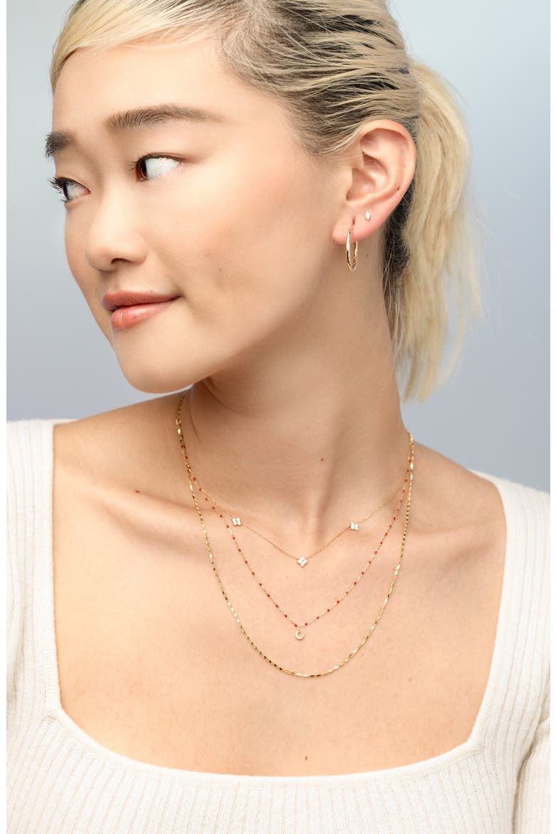 14K Gold Everyday Bar Chain Necklace (Nordstrom Exclusive), Alternate, color, 14K YELLOW GOLD