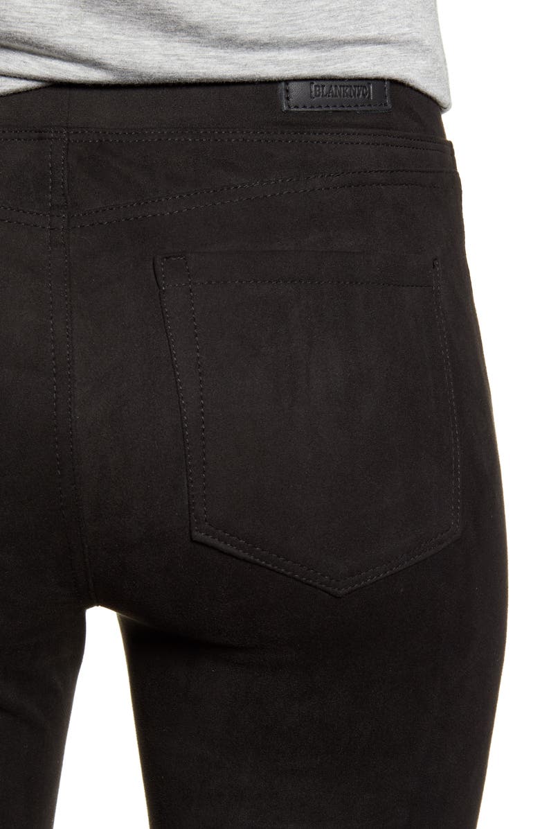 BLANKNYC Faux Suede Flare Pull-On Pants, Alternate, color,