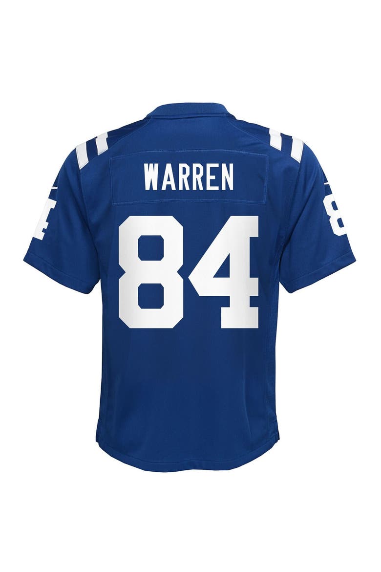 Youth Nike Tyler Warren Royal Indianapolis Colts Team Game Jersey, Alternate, color, Royal