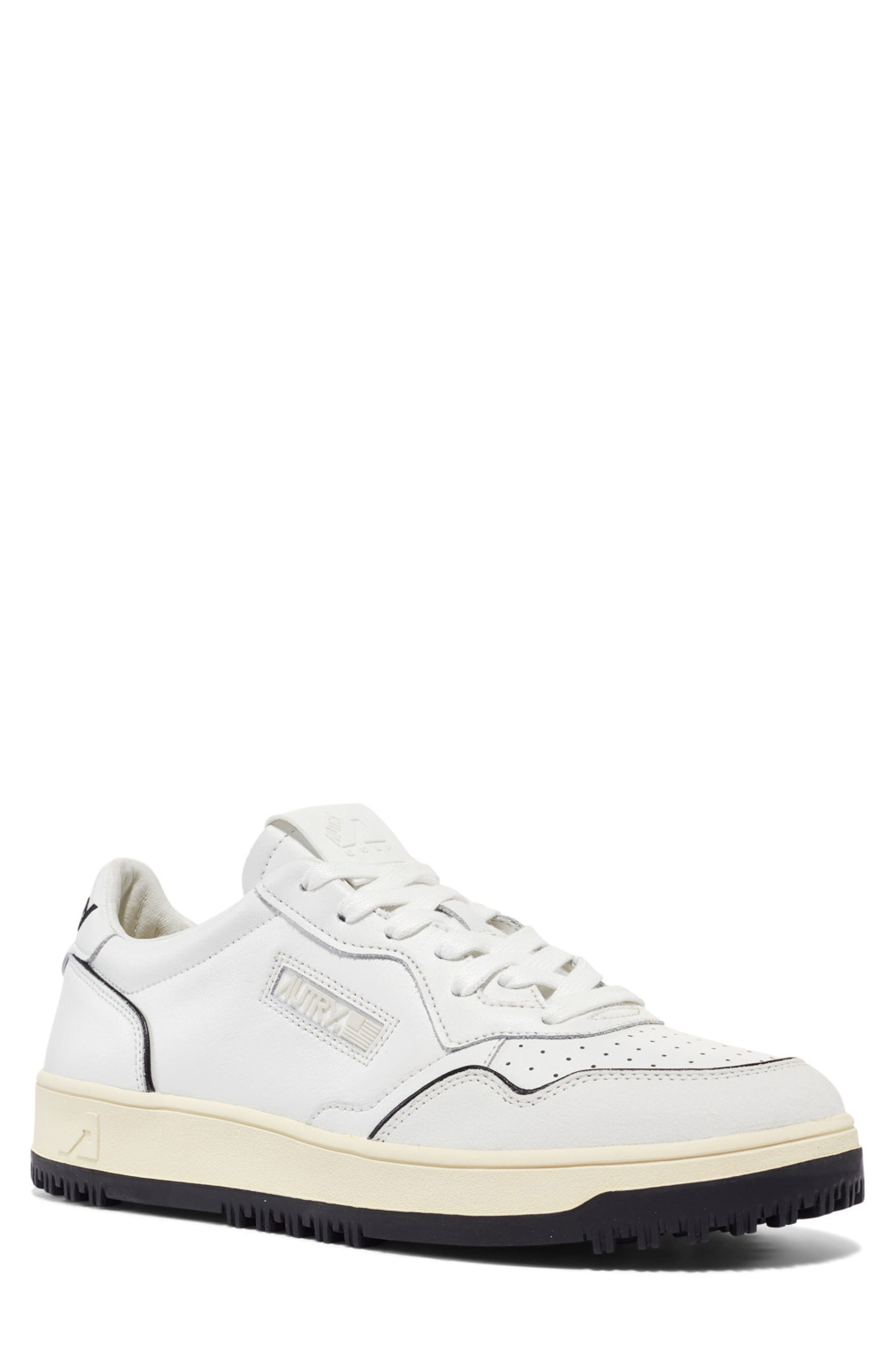  White/ Black Leather