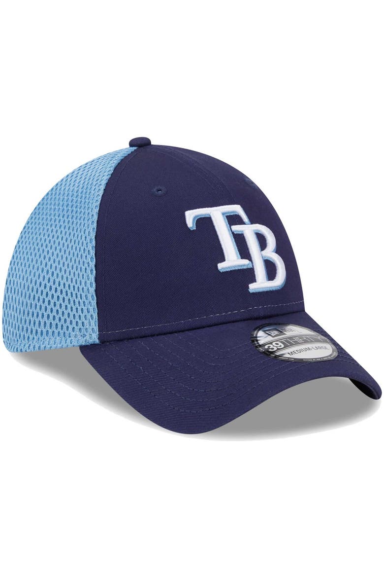 Men's New Era Navy Tampa Bay Rays Team Neo 39THIRTY Flex Hat, Alternate, color, Navy