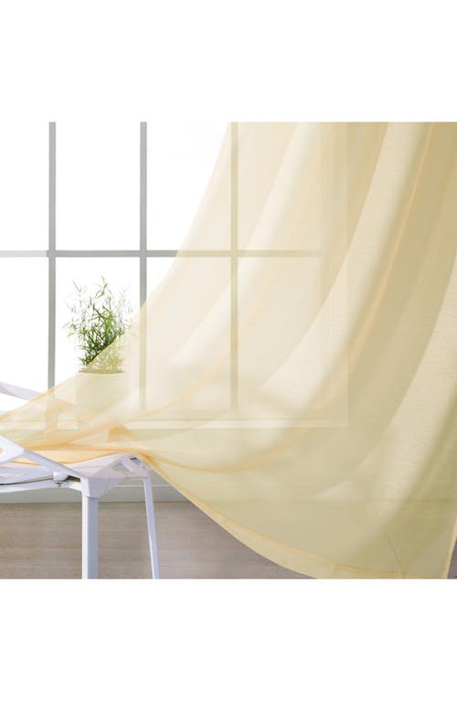 Dainty Home Set Of 2 Sheer Curtain Panels In Neutral