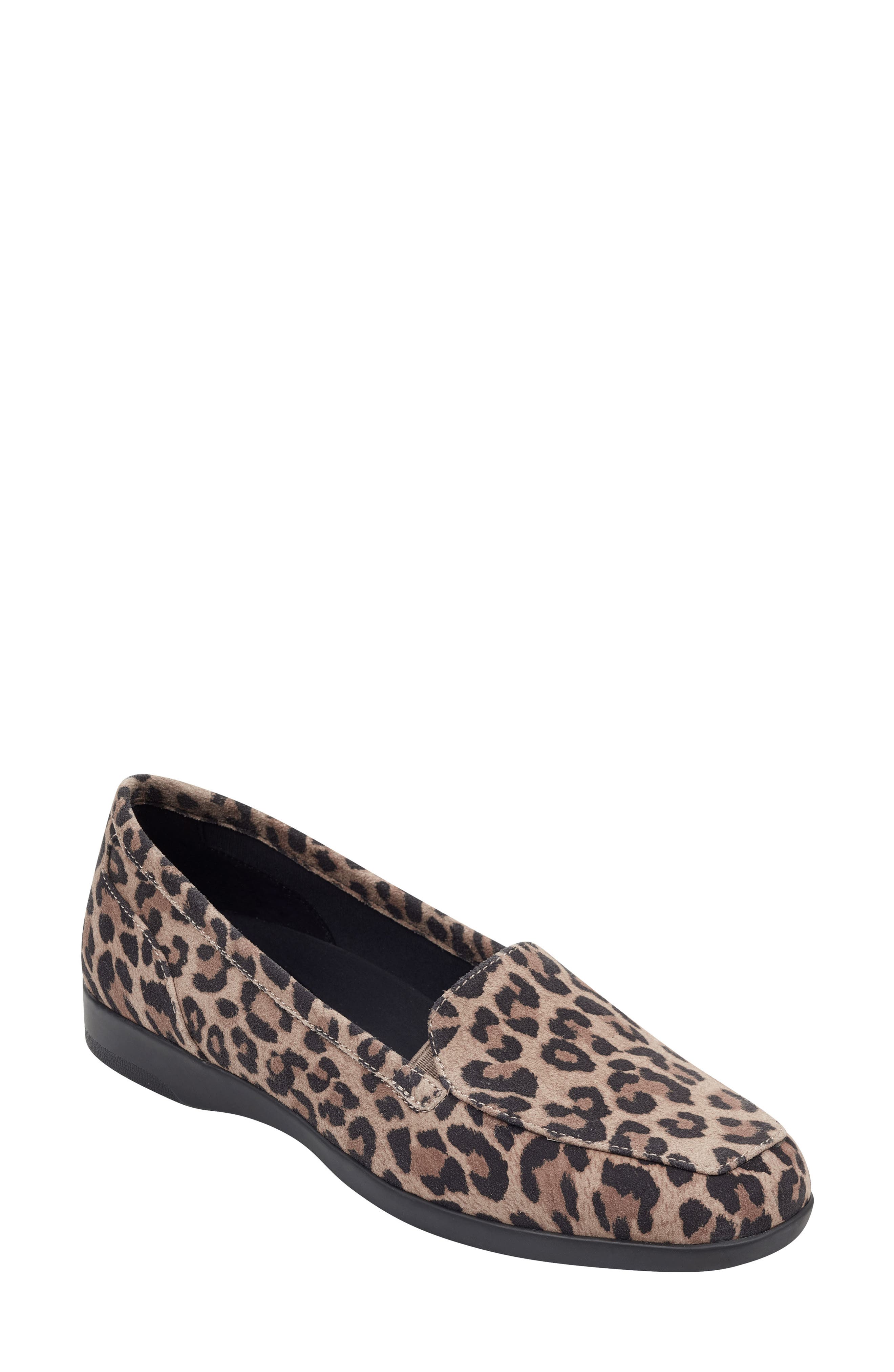 Devitt Flat, Main, color, LEOPARD PRINT SUEDE