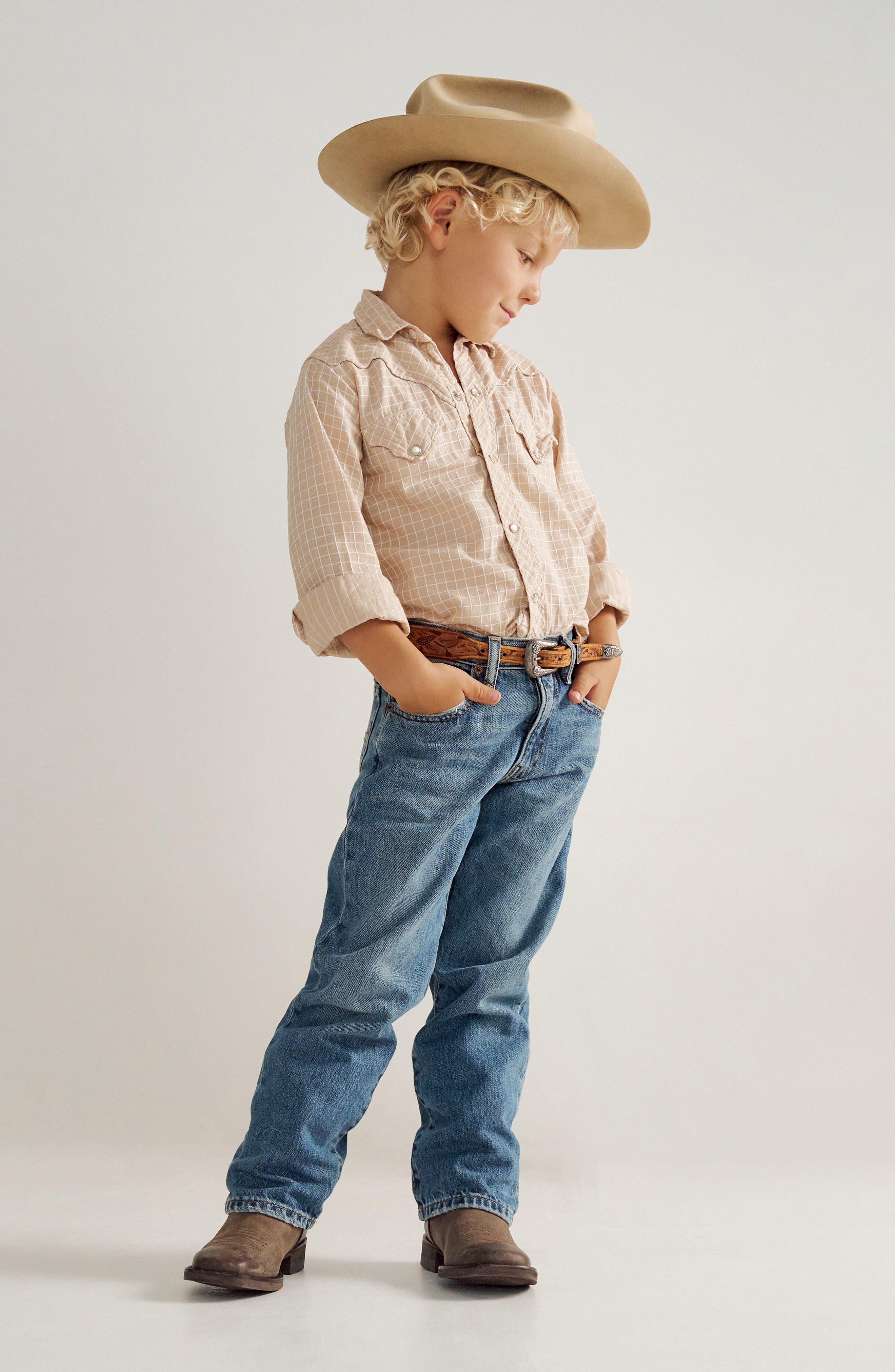 Tecovas Kids' The Doc Western Boot, Alternate, color, Cafe