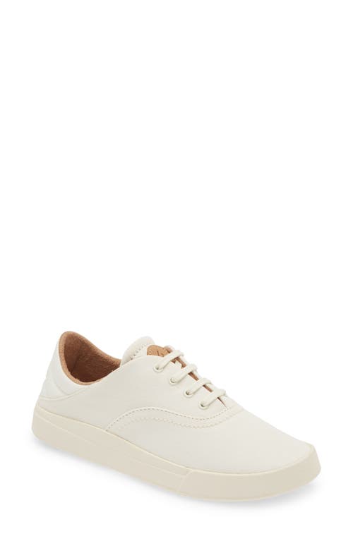 OluKai Kohu Sneaker in Off White /Off White 