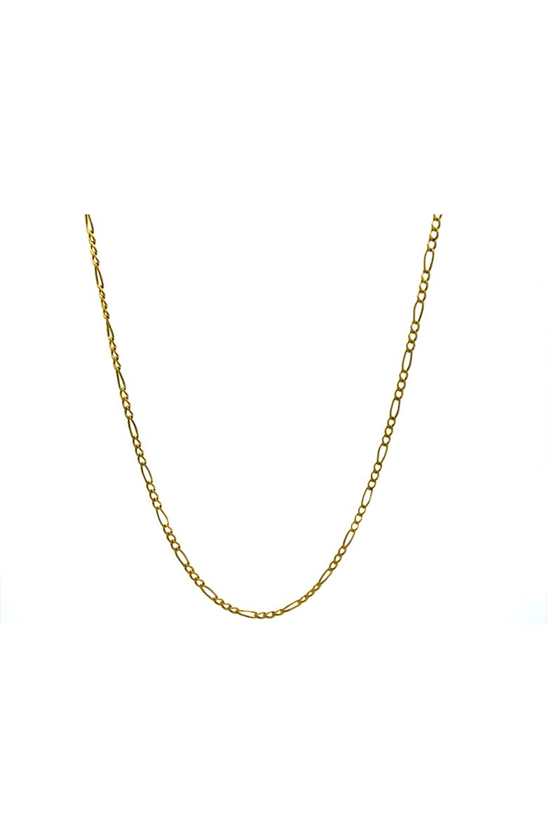 Ancona Jewelry 14K Figaro Link 2mm 16in Chain Necklace, Alternate, color, Yellow Gold