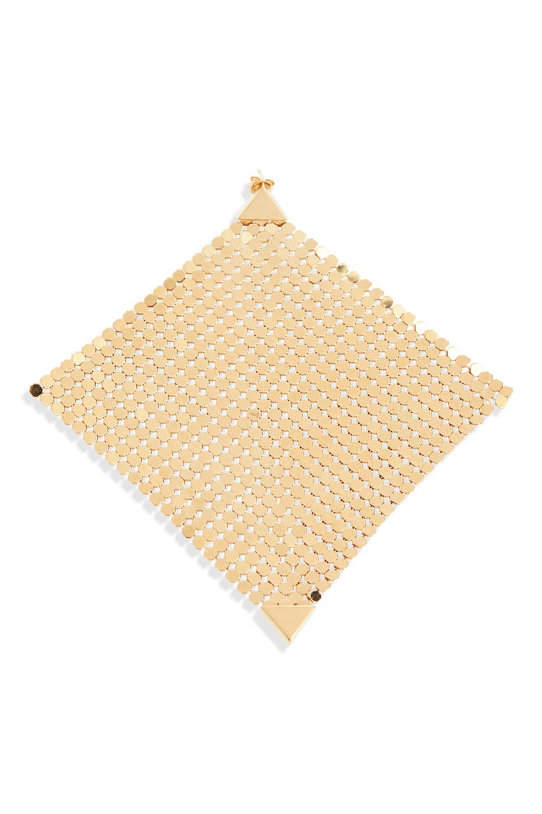 Pixel Flow Earrings, Alternate, color, GOLD