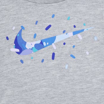 Kids' Camo Swoosh Graphic Tee