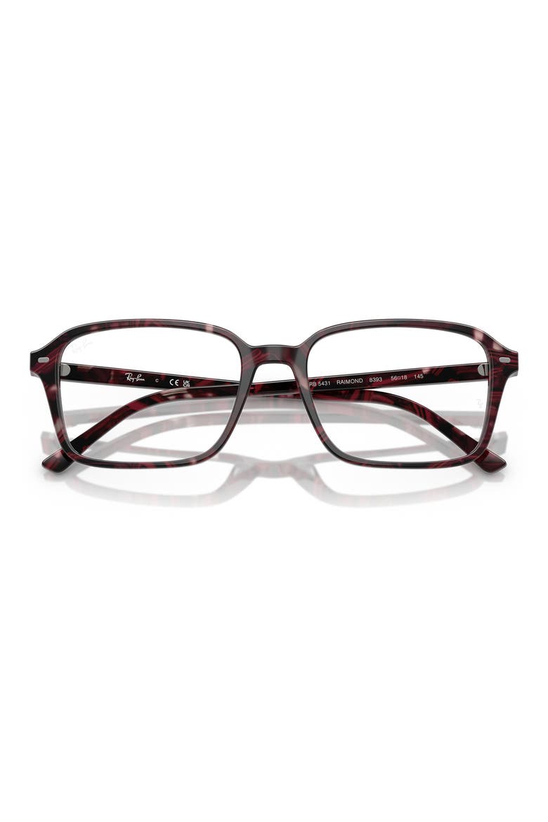 56mm Square Optical Glasses, Alternate, color, VIOLET