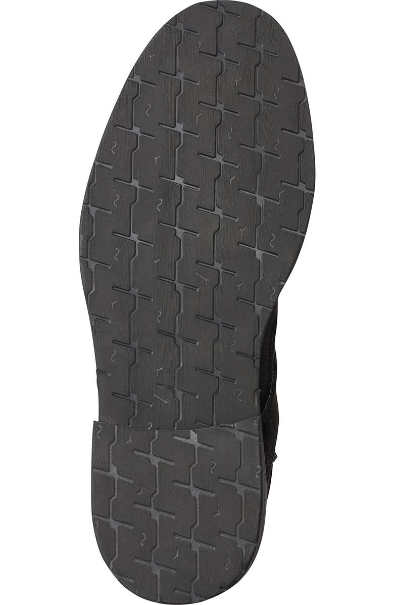 KARL LAGERFELD PARIS Faux Shearling Lined Double Buckle Boot, Alternate, color, Black