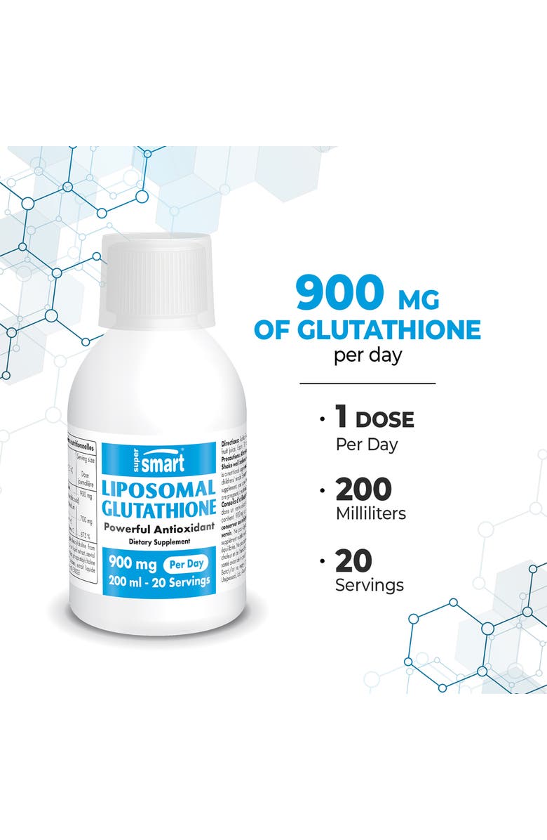 SuperSmart Liposomal Glutathione Liquid, Alternate, color, NO COLOR