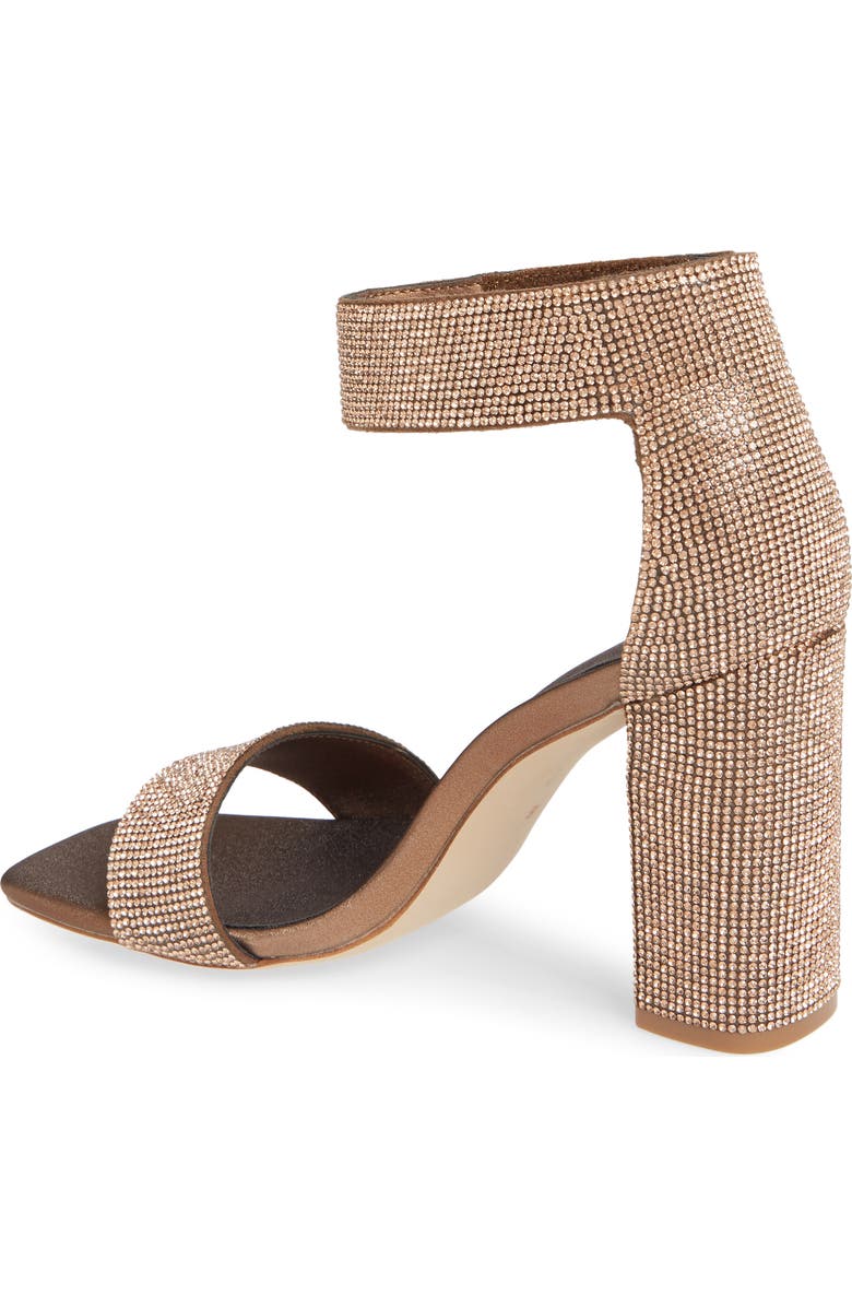 Jeffrey Campbell Lorena Embellished Ankle Strap Sandal, Alternate, color,