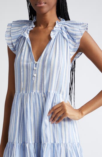 Zee Stripe Tiered Minidress