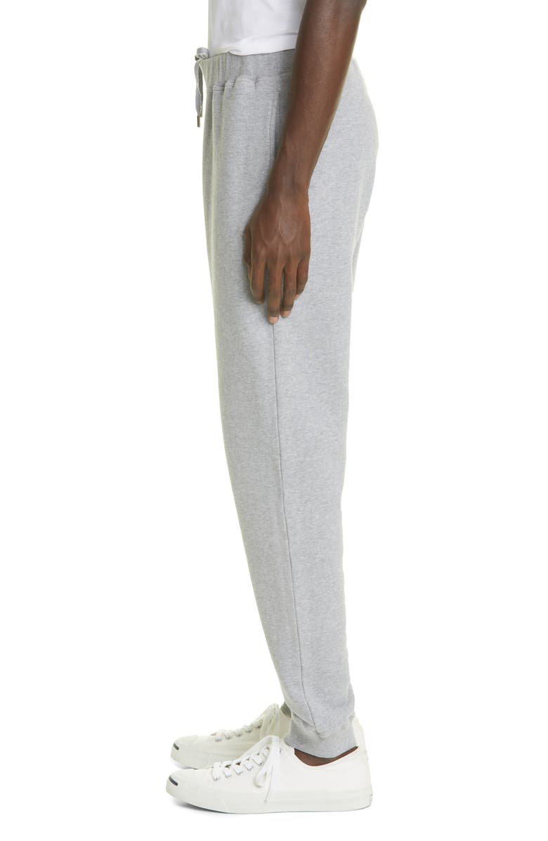 Sunspel French Terry Jogger Sweatpants, Alternate, color, Grey Melange