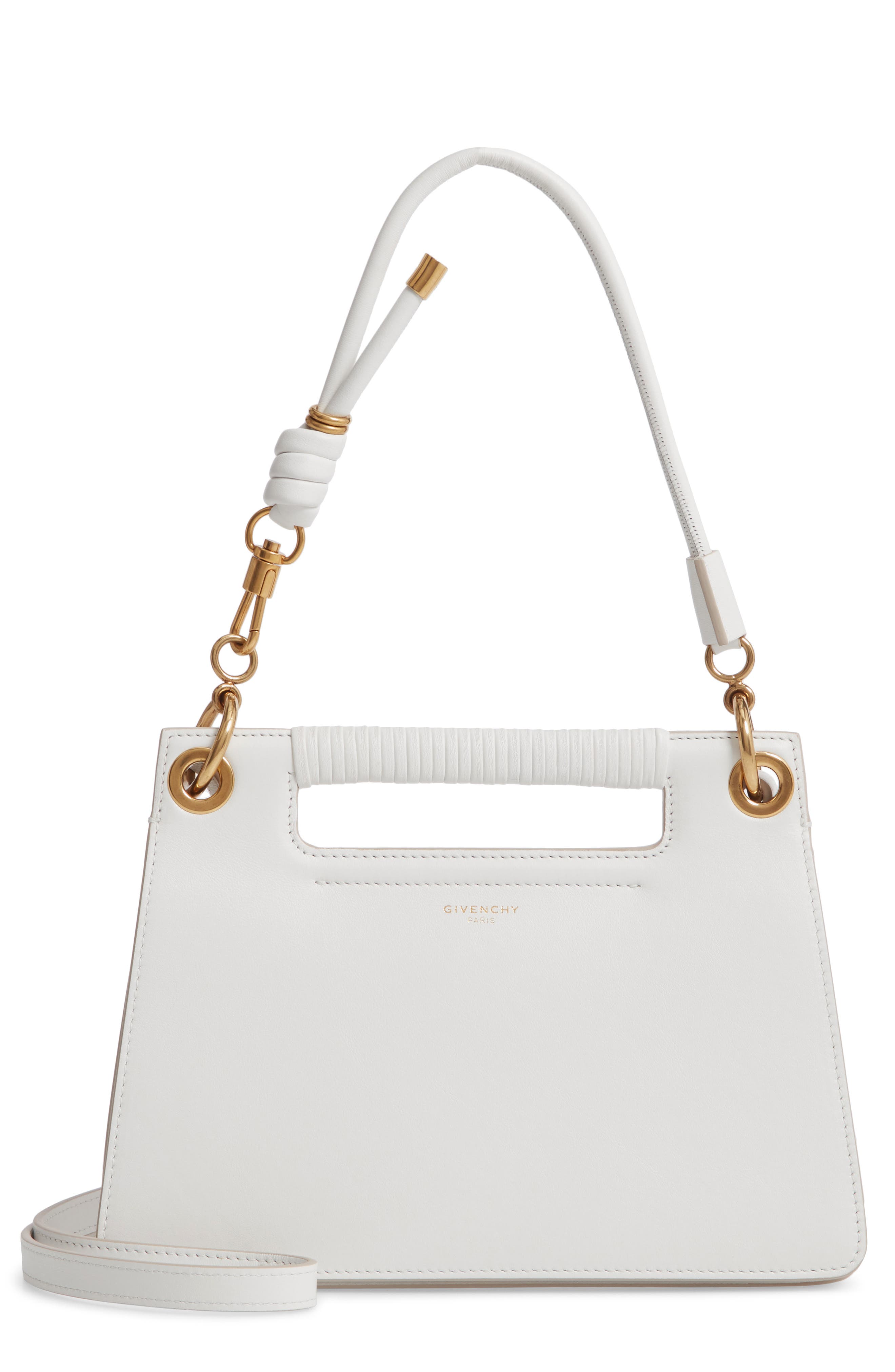 Small Whip Top Handle Bag, Main, color, WHITE