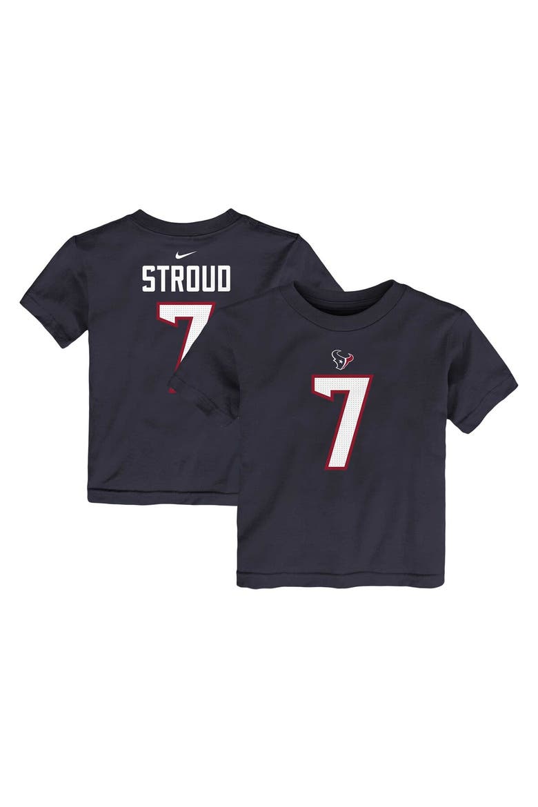 Toddler Nike C.J. Stroud Navy Houston Texans Player Name & Number T-Shirt, Main, color, Navy