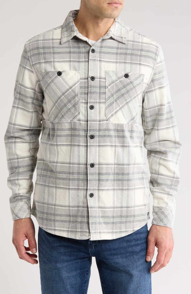 Buffalo Jeans Ston Plaid Cordruoy Shirt Jacket, Main, color, 