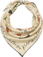Kate Spade New York new york dream silk square scarf