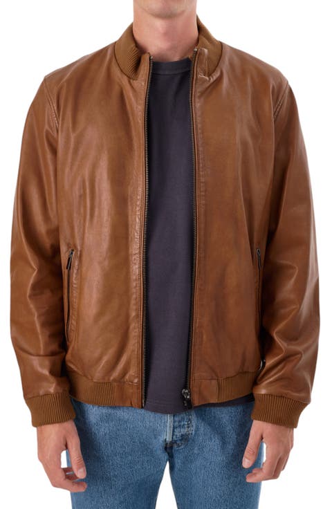 Zip Leather Jacket