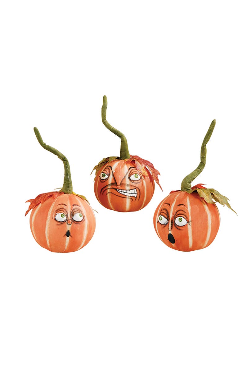 Gallerie II Pumpkin Patch Joe Spencer Gathered Traditions Halloween Art Doll Figure A/3, Main, color, Orange